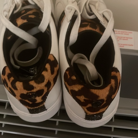Michael Kors sparkle and leopard trim sneakers - Picture 3 of 4